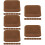40Pcs Coffee Plush Watch and Bracelet Display Pillows for Display Use 1