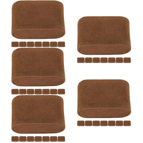 40Pcs Coffee Plush Watch and Bracelet Display Pillows for Display Use