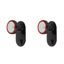 2Pcs Black Pc Headphone Mount Holder Practical Wall Mounted Rack