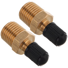 Car Air Inflator Adapter 1/4 NPT Brass 2 pcs