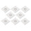 16Pcs Portable Rv Awning Eyelet Hardware Secure Fit PVC White 3