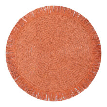 Fall Round Cotton Placemats, Woven Washable & Heat-Resistant for Kitchen, Dining, Farmhouse, Thanksgiving, Christmas – Compatible with Standard