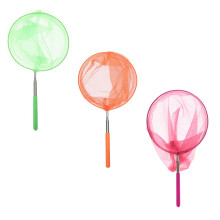 9Pcs Kids Fishing Nets Assorted Colors Portable Kit