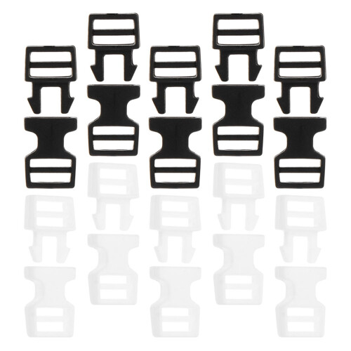 360Pcs Assorted Color Plastic Buckles Mini Strap Connectors for Bags 1