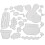 5Pcs Silver Carbon Cutting Dies for DIY Scrapbook Crafts 2