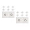 16Pcs Portable Rv Awning Eyelet Hardware Secure Fit PVC White 4