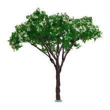1pc Artificial Tree Decor for Miniature Gardens, DIY Terrariums & Fairy Gardens – Compatible with Railway Train Dioramas