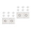 16Pcs Portable Rv Awning Eyelet Hardware Secure Fit PVC White 5
