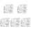 5Pcs Silver Carbon Cutting Dies for DIY Scrapbook Crafts 4