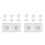 16Pcs Portable Rv Awning Eyelet Hardware Secure Fit PVC White 8