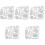 5Pcs Silver Carbon Cutting Dies for DIY Scrapbook Crafts 5