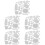 5Pcs Silver Carbon Cutting Dies for DIY Scrapbook Crafts 8