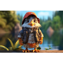 Cartoon Bird Wooden Jigsaw Puzzle 1000 Pieces