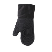 Silicone insulated gloves for microwave oven, heat-resistant kitchen, thick microwave oven baking gloves
