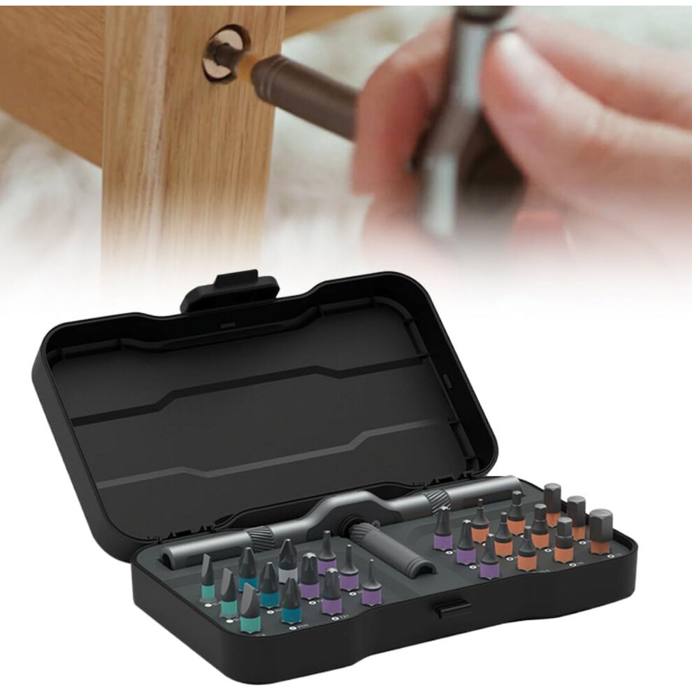 24-In-1 Magnetic Screwdriver Set With Ratchet Wrench Â Multi-Function Tool Combo 9152228745803