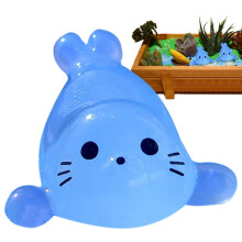 Glow-in-the-Dark Resin Sea Animal Seals for Dollhouse, Party Favors, Easter Stuffers – Compatible with Dollhouse Decor