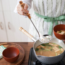 Stainless Steel Slotted Spoon Ladle – Ergonomic, Rust-Resistant, Easy-Clean Soup Server for Home & Restaurant | 1 Piece