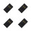 4Pièces Porte-Tip PU Noir Pour Serveurs 9