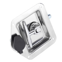 Stainless Steel T-Shape Folding Handle Lock 1 Pack