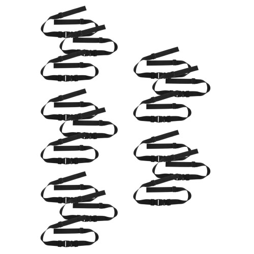 15Pièces Harnais Bébé Polyester Sécurisé Noir Adapté Chaise 2