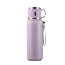 316 Stainless Steel Fitness Sports Vacuum Bottle with handle, Large Capacity Macaron Thermal Mug/14/20/27/37oz