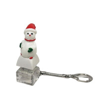 Cartoon Santa and Snowman Christmas Keyboard Relief Stress