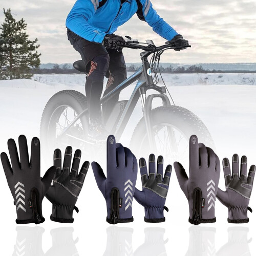 Winter Gloves Fleece-Lined Waterproof 2