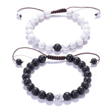 Couple Distance Matching Bracelets Natural Stone Beaded 2