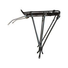 Aluminum Alloy Bike Front Carrier Rack | Quick Release Mount | Adjustable for 26" to 29" Bikes | 44lb Load Capacity | Black Cargo Luggage Rack