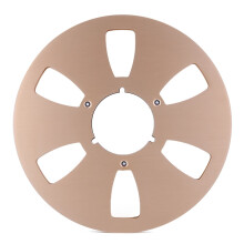 10.5 Inch Empty Tape Reel 6 Hole For Studer Revox/teac/basf (Gold)Audio Equipment