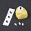 Random Color Mini Plastic Paper Punches Craft Cutter Scrapbooking Pick Patterns-Candy-5x9mm 1