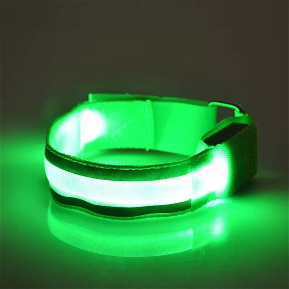 Reflective Led Armband Under $5! Reflective Led Armband, Night Safety Running Strap With Flashing Lights, Adjustable Wrist Band For Cycling Jogging 9401284746157
