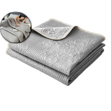 Summer Twin Size - Lightweight Summer Quilt for Full, Twin Beds - Summer Quilts(Dark Gray)