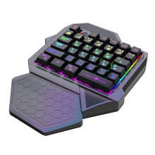 LED Mechanical Gaming Keypad 35 Key with Wrist Rest