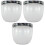 3Pièces Visière Casque Transparent Anti-Vent Et Pièce 4