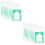 200Pcs Kitchen Disposable Aprons Waterproof Plastic Apron Transparent 6