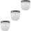 3Pièces Visière Casque Transparent Anti-Vent Et Pièce 5