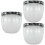 3Pièces Visière Casque Transparent Anti-Vent Et Pièce 6