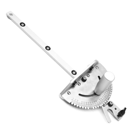 Precision Miter Gauge for Table Saw with 120-Degree Ends