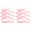 40Pcs Makeup Spatula Tools Pink Silicone for Lotion and Creams 2