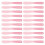 40Pcs Makeup Spatula Tools Pink Silicone for Lotion and Creams 3