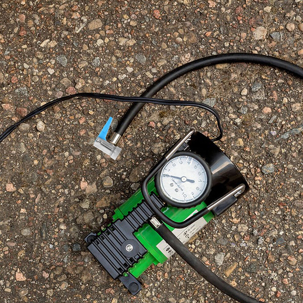 Homemaxs Tire Inflator Chuck Quick Connect Copper Clip-On Chuck Tire Inflation Accessory Air Compressor Hose Fitting Essential Connector Nozzle 9401284747765