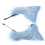 Furry Animal Ears Headband Blue Cloth 1 Set 3