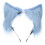 Furry Animal Ears Headband Blue Cloth 1 Set 4