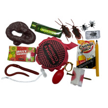 14pcs Prank Kits for Kids Pranks and Joke Toys Box Set Realistic Portable Accessories Parties Favors for Festival Home Activities Moments