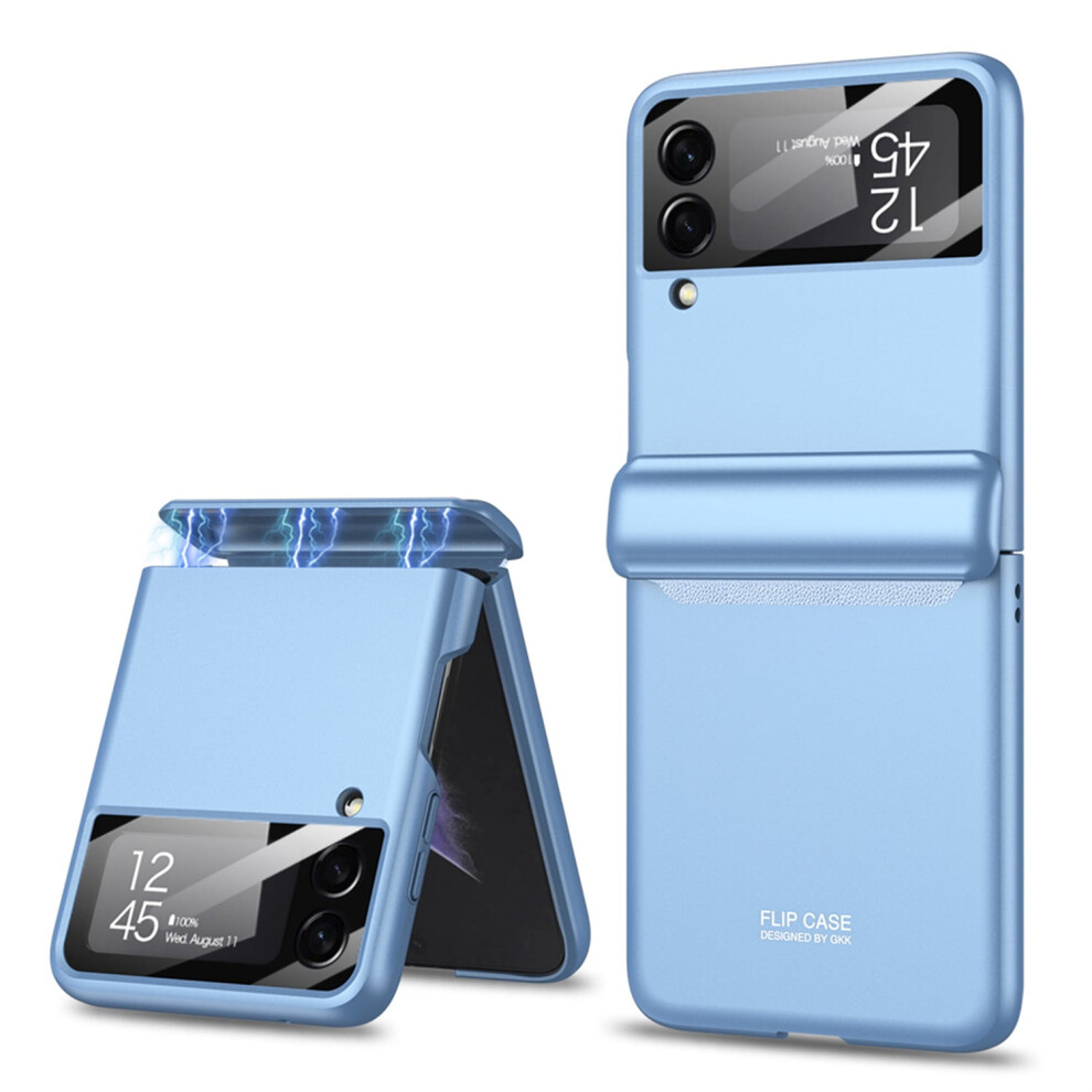Tech Circle Case For Samsung Galaxy Z Flip 4 – Ultra Slim, Anti-Drop, Hinge Protection, Wear-Resistant, Blue 9401284747376