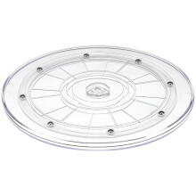Acrylic Turntable for Easy Kitchen Cabinet Storage 360 Rotating Display Stand Cake Decorating Tray Round Platter