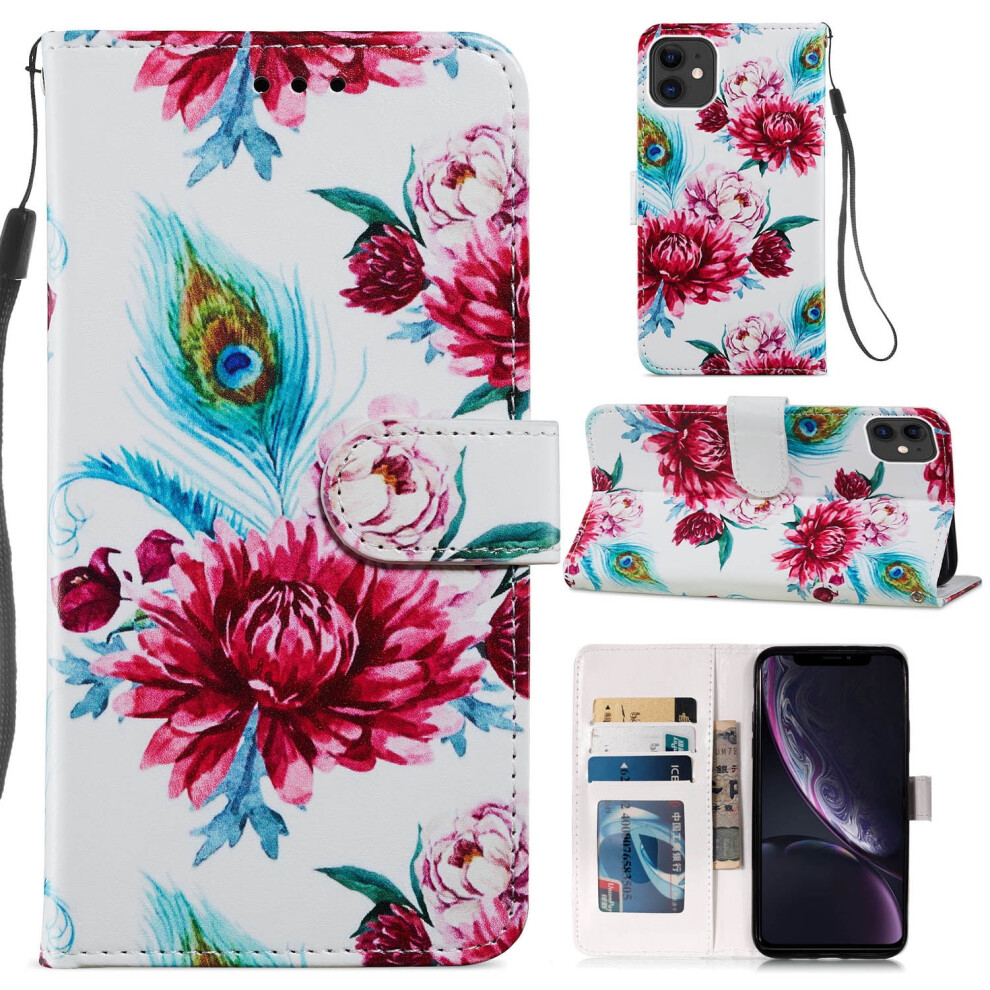 Pu Leather Folio Case For Iphone 11 6.1 Inch With Flip 9180333335015