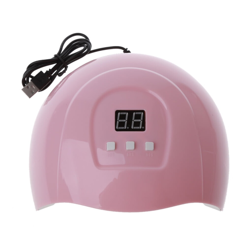 COMEET UV Dryer,52W Dryer LED Lamp Faster Curing Lamp for Fingernail with 3 Time Presets Auto USB