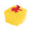 Mini Shatterproof Christmas Ornaments Yellow 12-Pack 2